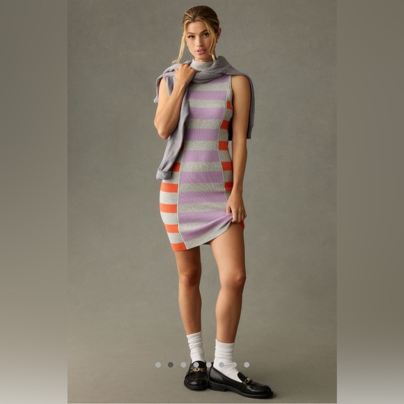 Daily Practice Sleeveless Mockneck Sweater Dress XS - Picture 2 of 7